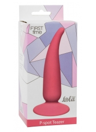 Розовая анальная пробка P-spot Teazer Pink - 12,2 см. - Lola Games - в Ессентуках купить с доставкой