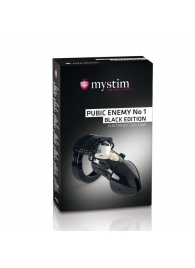 Пояс верности с электростимуляцией Mystim Pubic Enemy No1 Black Edition - MyStim - купить с доставкой в Ессентуках