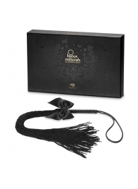 Чёрная плётка Lilly Whip Bijoux - Bijoux Indiscrets - купить с доставкой в Ессентуках