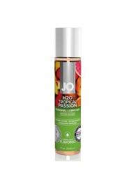 Смазка с ароматом тропических фруктов JO Flavored Tropical Passion - 30 мл. - System JO - купить с доставкой в Ессентуках