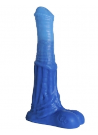 Синий фаллоимитатор  Пегас Small  - 21 см. - Erasexa - купить с доставкой в Ессентуках