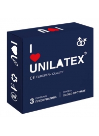 Ультрапрочные презервативы Unilatex Extra Strong - 3 шт. - Unilatex - купить с доставкой в Ессентуках