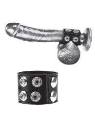 Ремень на член и мошонку 1.5  Cock Ring With Ball Strap - BlueLine - купить с доставкой в Ессентуках