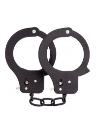 Чёрные наручники из листового металла BONDX METAL CUFFS BLACK - Dream Toys - купить с доставкой в Ессентуках