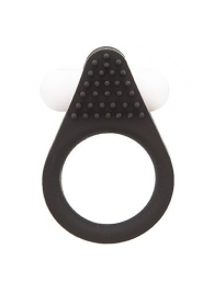 Чёрное эрекционное кольцо LIT-UP SILICONE STIMU RING 1 BLACK - Dream Toys - в Ессентуках купить с доставкой