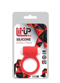 Красное эрекционное виброкольцо LIT-UP SILICONE STIMU RING 3 RED - Dream Toys - в Ессентуках купить с доставкой