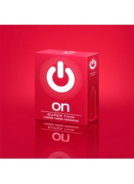 Супертонкие презервативы ON) Super Thin - 3 шт. - ON) - купить с доставкой в Ессентуках