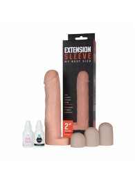 Насадка-удлинитель Extension sleeve с подхватом мошонки - 19 см. - Sitabella - в Ессентуках купить с доставкой