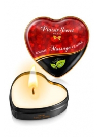 Массажная свеча с нейтральным ароматом Bougie Massage Candle - 35 мл. - Plaisir Secret - купить с доставкой в Ессентуках