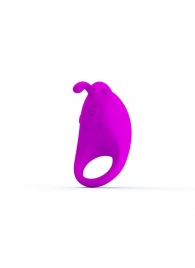 Лиловое эрекционное кольцо с вибрацией Rabbit Vibrator - Baile - в Ессентуках купить с доставкой