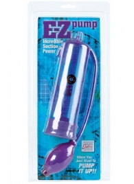 Фиолетовая вакуумная помпа E-Z Pump - California Exotic Novelties - в Ессентуках купить с доставкой