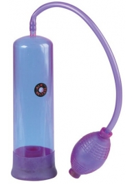 Фиолетовая вакуумная помпа E-Z Pump - California Exotic Novelties - в Ессентуках купить с доставкой