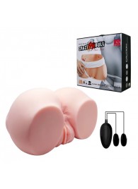 Телесный мастурбатор с двумя любовными тоннелями и вибрацией - Baile - в Ессентуках купить с доставкой