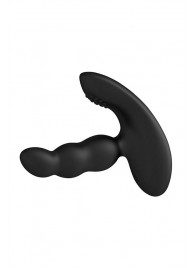 Черный силиконовый стимулятор простаты Levett Nitoc с пультом ДУ - Levett - в Ессентуках купить с доставкой