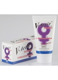 Стимулирующий крем для женщин V-activ - 50 мл. - HOT - купить с доставкой в Ессентуках