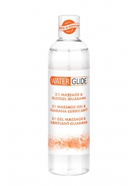 Гель-смазка 2-в-1 MASSAGE   LUBRICANT GUARANA - 300 мл. - Waterglide - купить с доставкой в Ессентуках