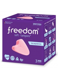 Женские гигиенические тампоны без веревочки FREEDOM normal - 3 шт. - Freedom - купить с доставкой в Ессентуках