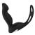 Черный вибромассажер простаты P-PLEASER W ERECTION ENHANCE - Dream Toys - в Ессентуках купить с доставкой