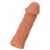 Телесная реалистичная насадка KOKOS Extreme Sleeve 05 с дополнительной стимуляцией - 12,7 см. - KOKOS - в Ессентуках купить с доставкой