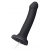 Черный фаллос с имитацией эякуляции Silicon Cum Dildo L - 19,6 см. - Strap-on-me - купить с доставкой в Ессентуках