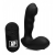 Черный стимулятор простаты Alpha-Pro 7X P-Milker Silicone Prostate Stimulator with Milking Bead - XR Brands - в Ессентуках купить с доставкой