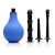 Анальный душ с 3 насадками Premium One-way Valve Anal Douche Set - XR Brands - купить с доставкой в Ессентуках