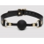 Черный кляп-шар Bound to You Faux Leather Ball Gag - Fifty Shades of Grey - купить с доставкой в Ессентуках
