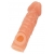 Телесная закрытая насадка с шершавой головкой Cock Sleeve Size M - 15,6 см. - KOKOS - в Ессентуках купить с доставкой