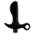 Черный анальный вибратор Silicone Vibrating Prostate Massager 01 - 10,8 см. - Blush Novelties - в Ессентуках купить с доставкой