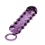 Закрытая фиолетовая насадка с пупырышками SAMURAI PENIS SLEEVE PURPLE - 14,5 см. - NMC - в Ессентуках купить с доставкой