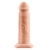 Телесный реалистичный фаллоимитатор с полостью Silicone Hollow Extension - 20 см. - Pipedream - купить с доставкой в Ессентуках
