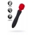 Черно-красный двусторонний вибромассажер Black Red - 21 см. - ToyFa купить в Ессентуках с доставкой в Orgasmix.ru Черно-красный двусторонний вибромассажер Black Red - 21 см. - ToyFa