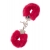 Металлические наручники с красной меховой опушкой METAL HANDCUFF WITH PLUSH RED - Dream Toys - купить с доставкой в Ессентуках