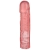 Розовая фаллическая насадка Vac-U-Lock 8  Crystal Jellies Dong - 20,3 см. - Doc Johnson - купить с доставкой в Ессентуках