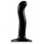 Черный фаллоимитатор-насадка Strap-On-Me P G spot Dildo size S - 16,4 см. - Strap-on-me - купить с доставкой в Ессентуках