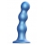 Голубая насадка Strap-On-Me Dildo Plug Balls size S - Strap-on-me - купить с доставкой в Ессентуках