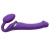 Фиолетовый безремневой вибрострапон Vibrating Bendable Strap-On - size L - Strap-on-me - купить с доставкой в Ессентуках