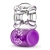 Фиолетовое эрекционное виброкольцо Pleaser Rechargeable C-Ring - Blush Novelties - в Ессентуках купить с доставкой