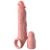 Телесная насадка-удлинитель 2 Inch Silicone X-tension with Strap - 20,3 см. - Pipedream - в Ессентуках купить с доставкой