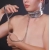 Серебристый ошейник из искусственной кожи - Sitabella - купить с доставкой в Ессентуках