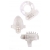 Набор из 3 прозрачных эрекционных колец с вибрацией Teasers Ring Kit - Chisa - в Ессентуках купить с доставкой