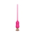 Розовый тонкий стимулятор Nipple Vibrator - 23 см. - I-MOON - купить с доставкой в Ессентуках