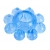 Голубая гелевая насадка-цветок - Toyfa Basic - в Ессентуках купить с доставкой