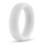 Белое люминесцентное эрекционное кольцо Silicone Glo Cock Ring - Blush Novelties - в Ессентуках купить с доставкой