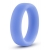 Голубое люминесцентное кольцо Silicone Glo Cock Ring - Blush Novelties - в Ессентуках купить с доставкой