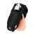 Черная клетка для пениса Silicone Small 2 in Cock Cage With Ball Divider - BlueLine - купить с доставкой в Ессентуках