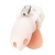 Белая клетка для пениса Silicone Small 2 in Cock Cage With Ball Divider - BlueLine - купить с доставкой в Ессентуках