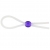 Прозрачное лассо с фиолетовой бусиной SILICONE COCK RING WITH BEAD LAVENDER - NMC - в Ессентуках купить с доставкой