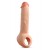 Телесная насадка-удлинитель Thrive 8.75 Inch Realistic Penis Extender Sleeve - 22,2 см. - Blush Novelties - в Ессентуках купить с доставкой