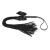 Чёрная плётка Lilly Whip Bijoux - Bijoux Indiscrets - купить с доставкой в Ессентуках